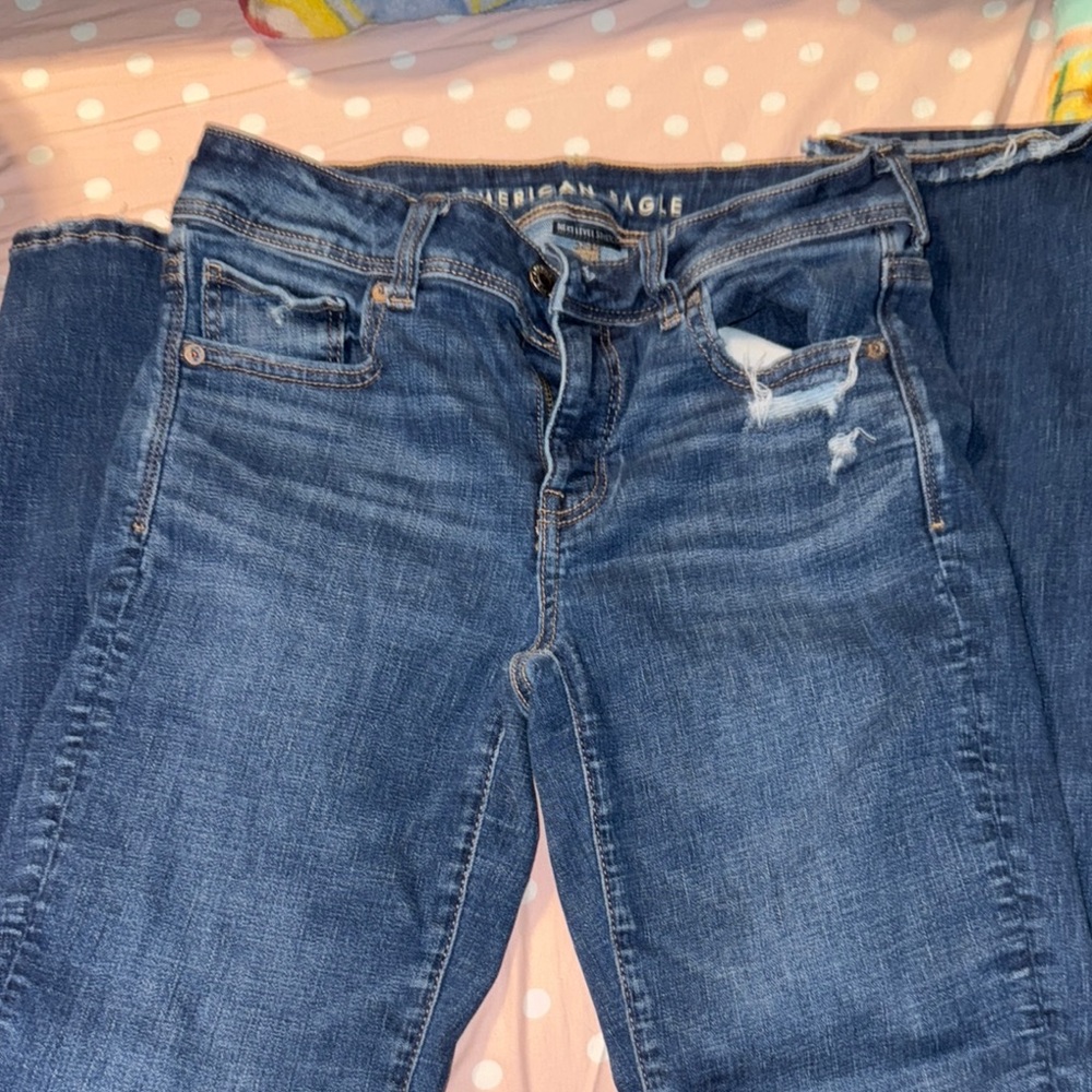 American Eagle Outfitters Women's Blue Jeans